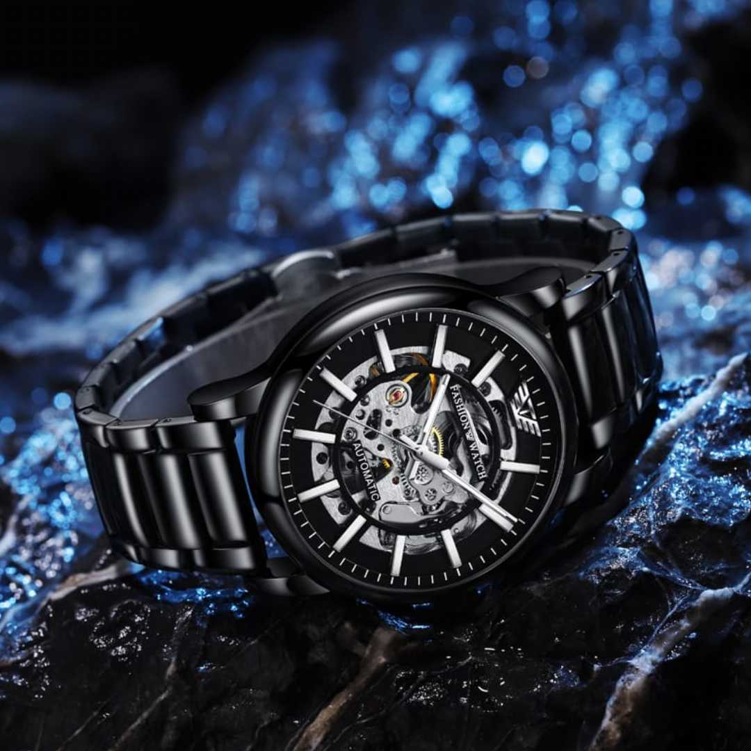 TRSOYE,8386,Fashion,Cool,Men,Automatic,Mechanical,Watches,Night,Luminous,30,Meters,Waterproof