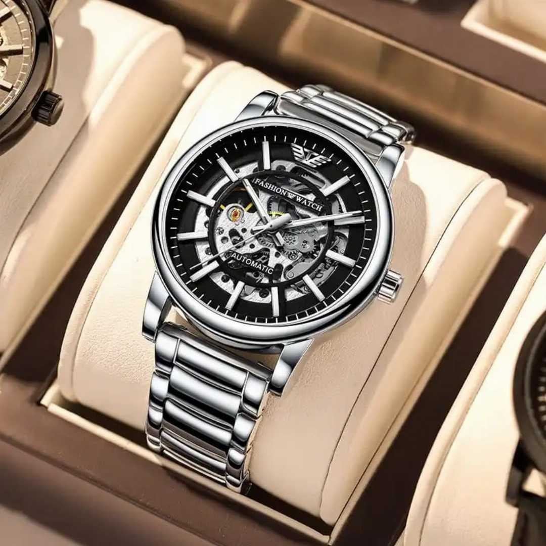 TRSOYE,8386,Fashion,Cool,Men,Automatic,Mechanical,Watches,Night,Luminous,30,Meters,Waterproof