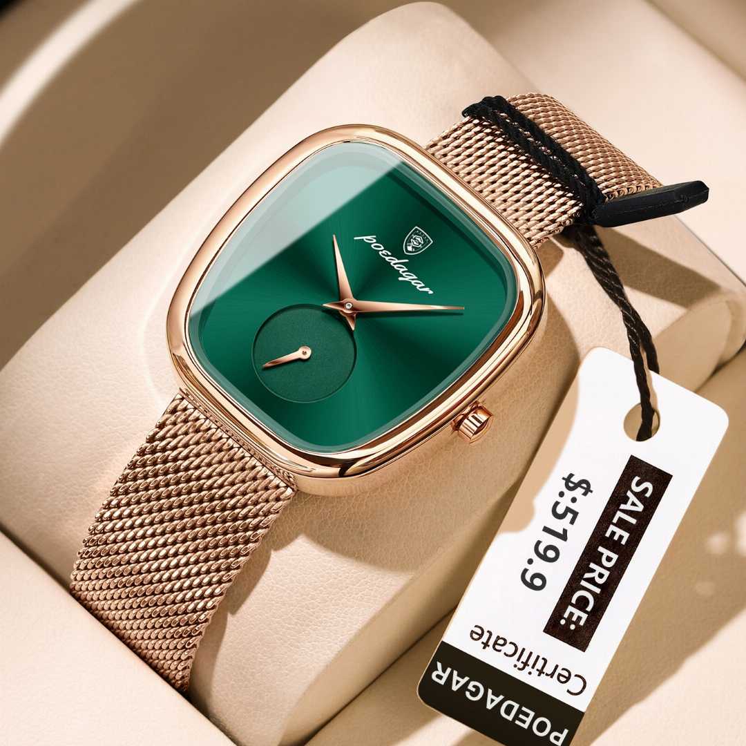 POEDAGAR,783-C,Luxury,Ladies,Watch,Stainless,Steel,Waterproof,Quartz,Watch