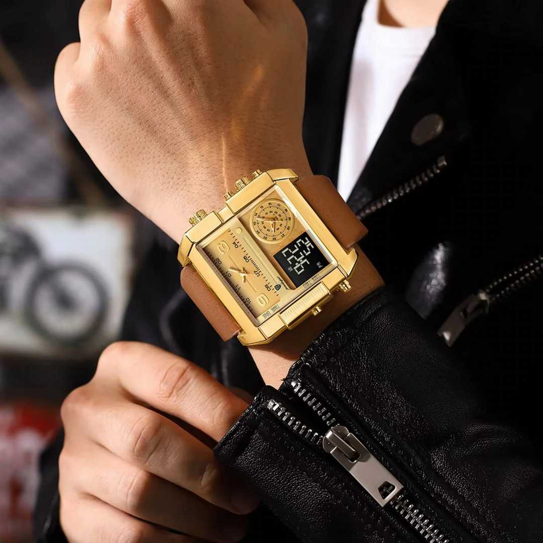 POEDAGAR,997,Chronograph,Luminous,Day,Week,Men,Digital,Multifunction,Men