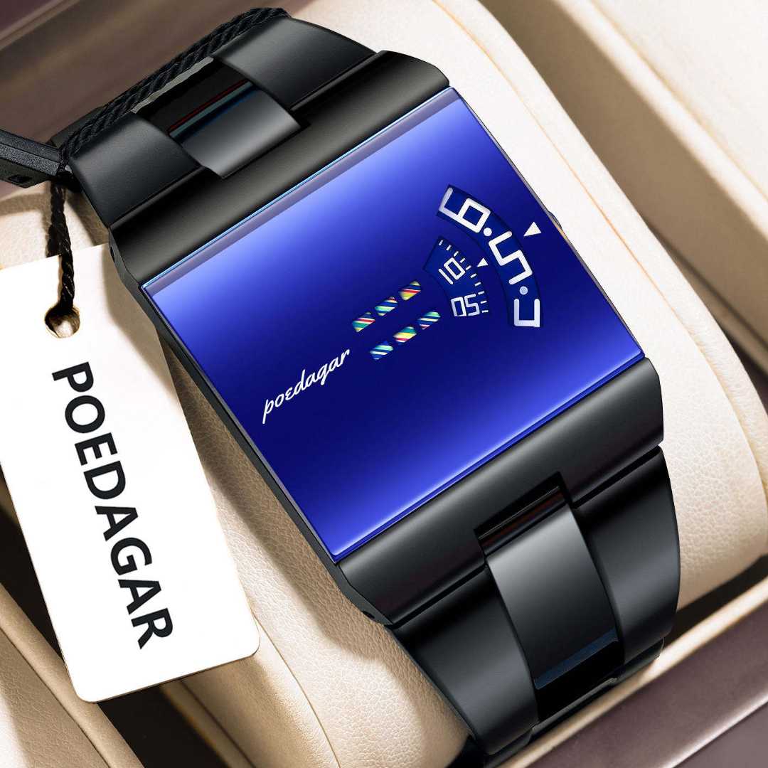 POEDAGAR 857 Waterproof Stainless Steel Elegant Wristwatch